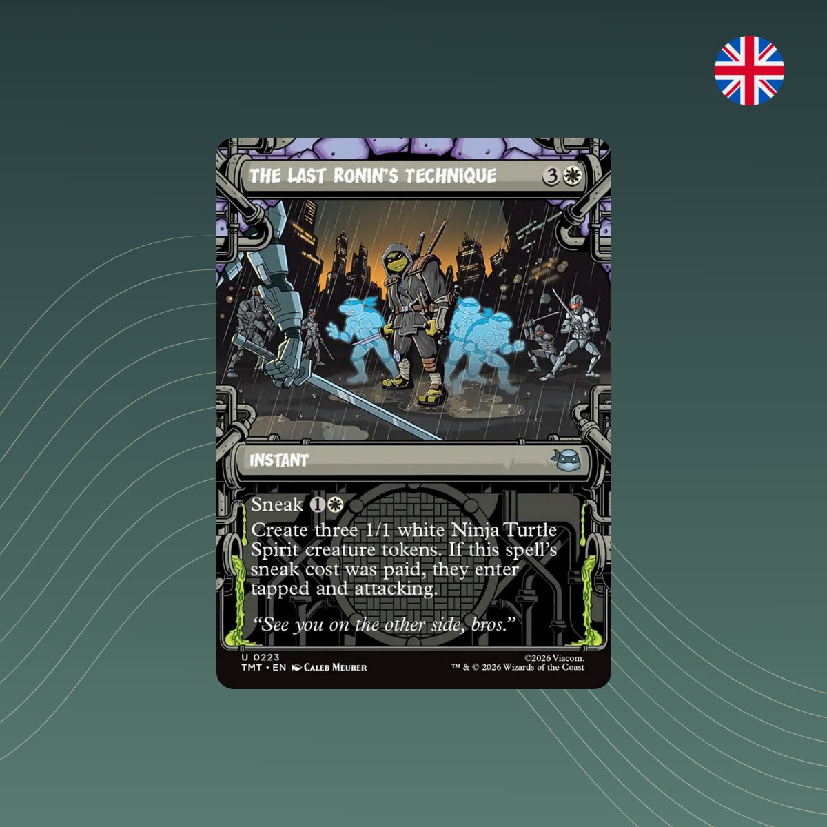 MTG - The Last Ronin's Technique - #0223 - Teenage Mutant Ninja Turtles - Showcase - Englisch