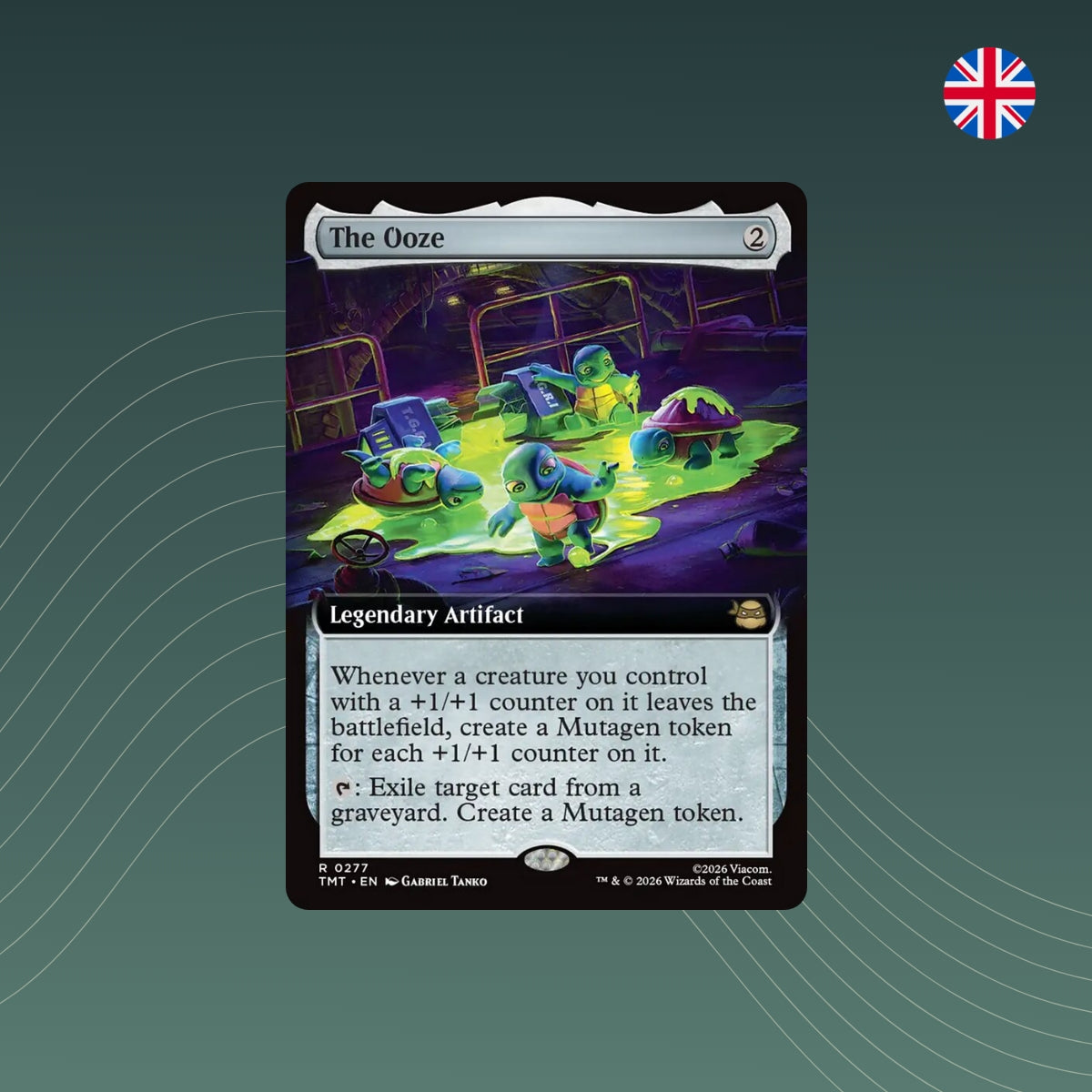MTG - The Ooze - #0277 - Teenage Mutant Ninja Turtles: Extras - Extended Art - Englisch