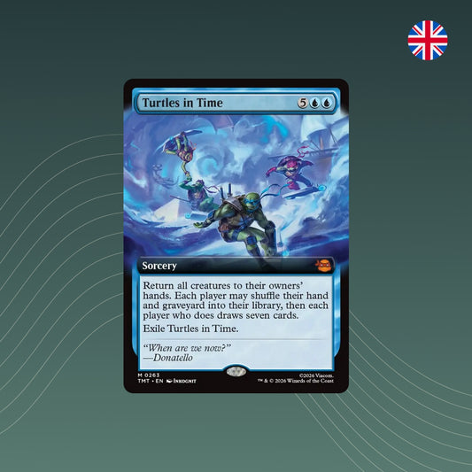 MTG - Turtles in Time - #0263 - Teenage Mutant Ninja Turtles - Extended Art - Englisch