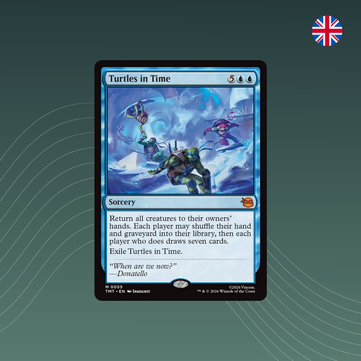 MTG - Turtles in Time - #0055 - Teenage Mutant Ninja Turtles - Englisch