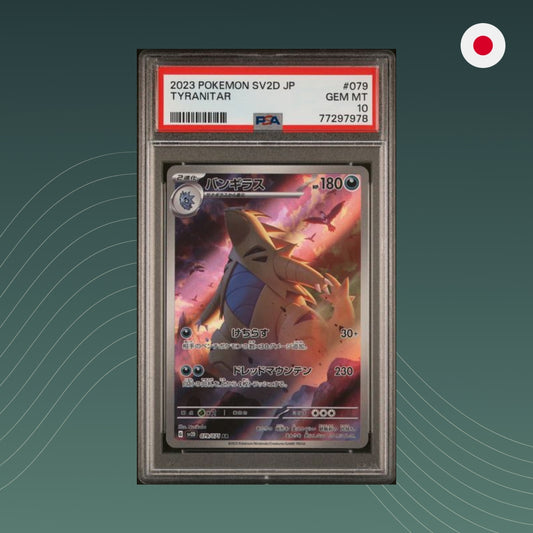 Tyranitar sv2d Pokémon 2023 Art Rare PSA 10 GEM MINT Japanisch