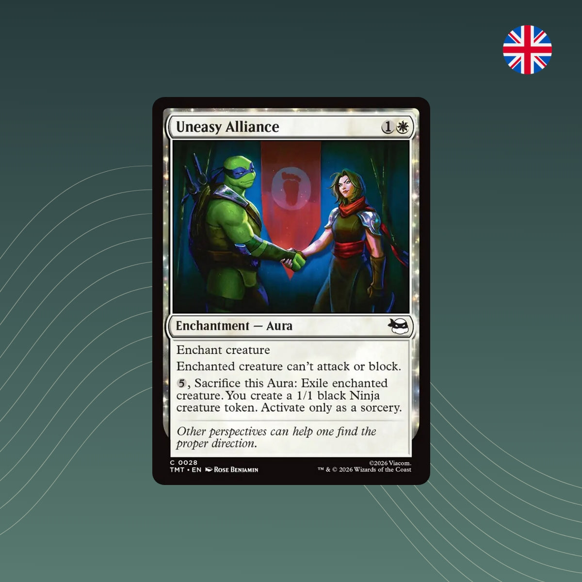MTG - Uneasy Alliance - #0028 - Teenage Mutant Ninja Turtles - Englisch