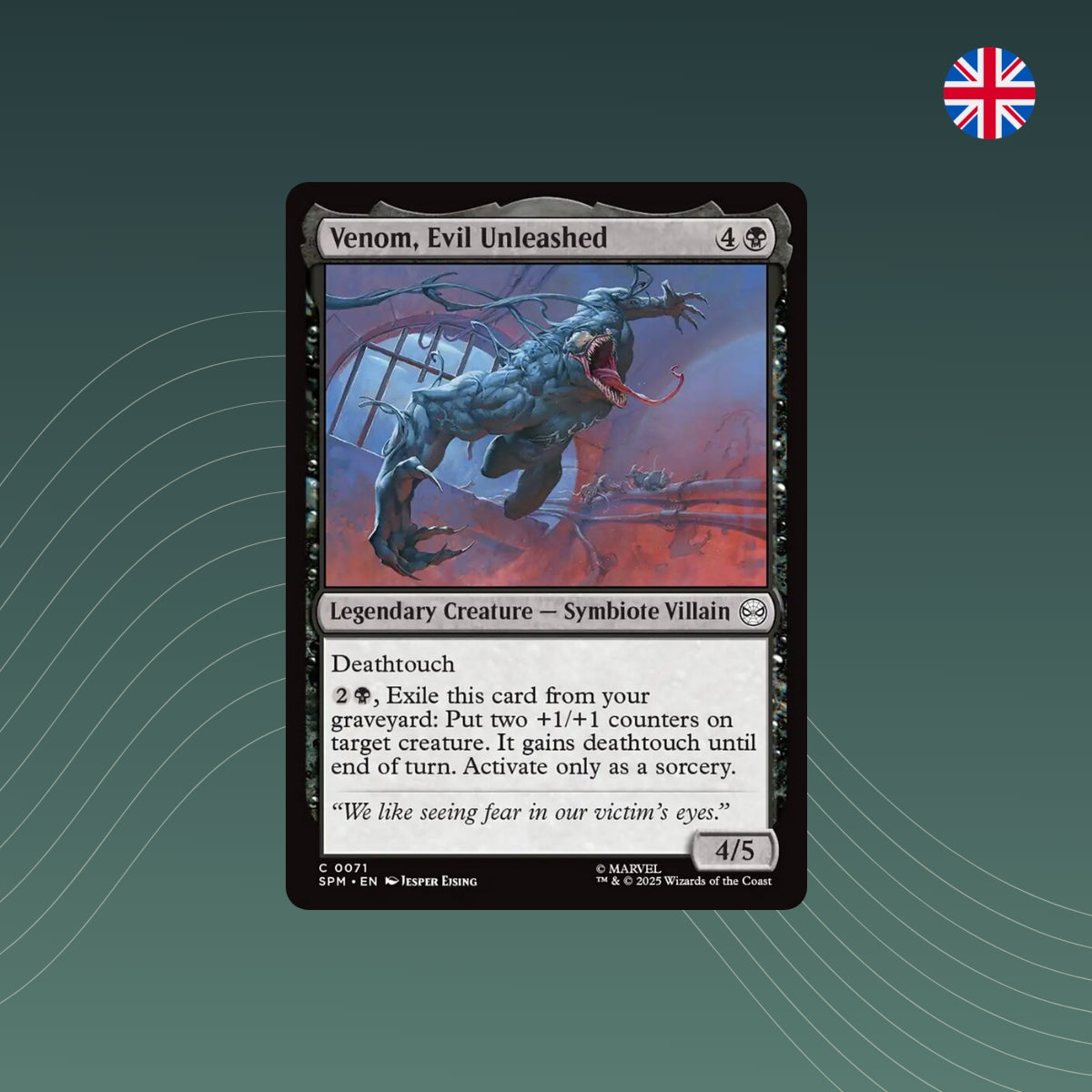 MTG - Venom, Evil Unleashed - #0071 - Marvel's Spider-Man - Englisch