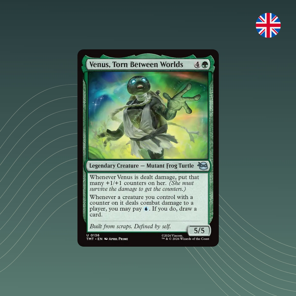 MTG - Venus, Torn Between Worlds - #0136 - Teenage Mutant Ninja Turtles - Englisch