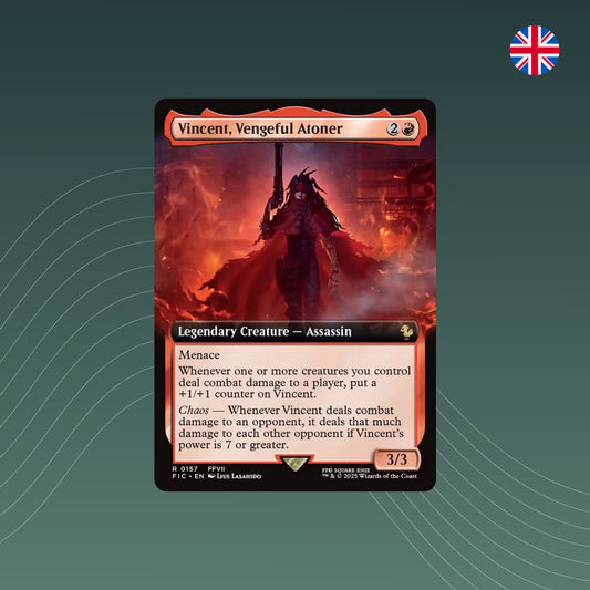 MTG - Vincent, Vengeful Atoner - Final Fantasy - Extended Art - Englisch