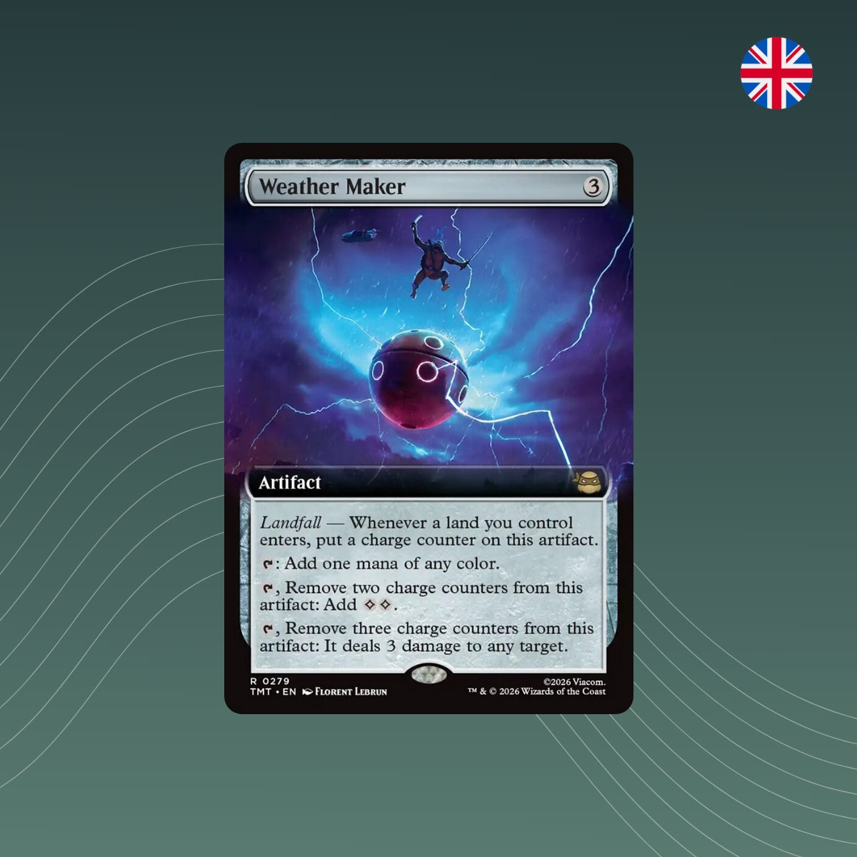 MTG - Weather Maker - #0279 - Teenage Mutant Ninja Turtles: Extras - Extended Art - Englisch