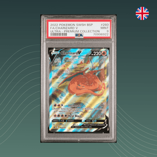 Charizard V Ultra Premium Collection Promo Pokémon 2022 PSA 9 MINT Englisch - spectraltrading
