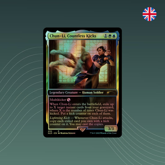 MTG - Chun - Li, Countless Kicks - Secret Lair x Streetfighter - Foil - Englisch - spectraltrading