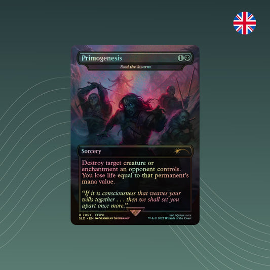 MTG - Feed the Swarm / Primogenesis - Final Fantasy x Secret Lair - Showcase - Foil - Englisch - spectraltrading