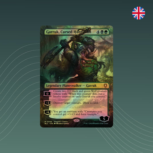 MTG - Garruk, Cursed Huntsman - Bloomburrow - Showcase - Foil - Englisch - spectraltrading