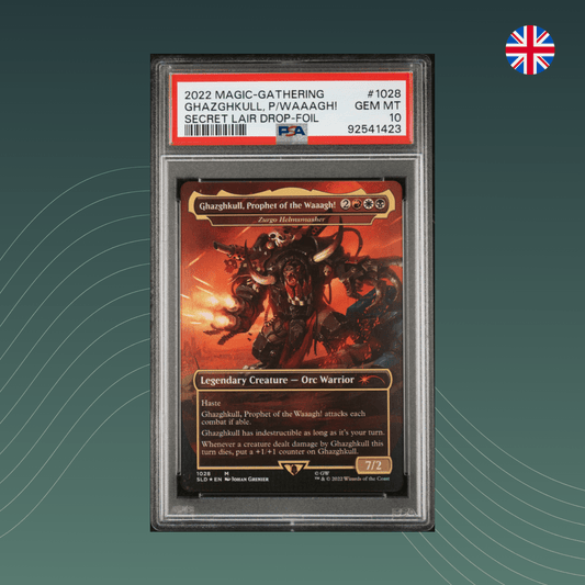 MTG Ghazghkull, Prophet of the Waaagh! PSA 10 GEM MINT Secret Lair 2022 Low Pop Englisch - spectraltrading