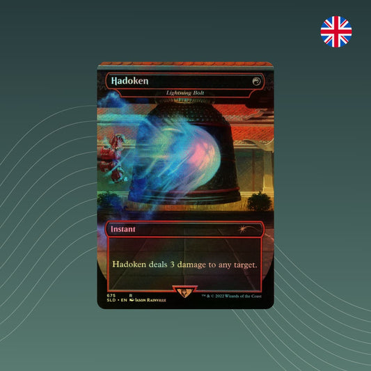 MTG - Hadoken / Lightning Bolt - Secret Lair x Streetfighter - Showcase - Foil - Englisch - spectraltrading