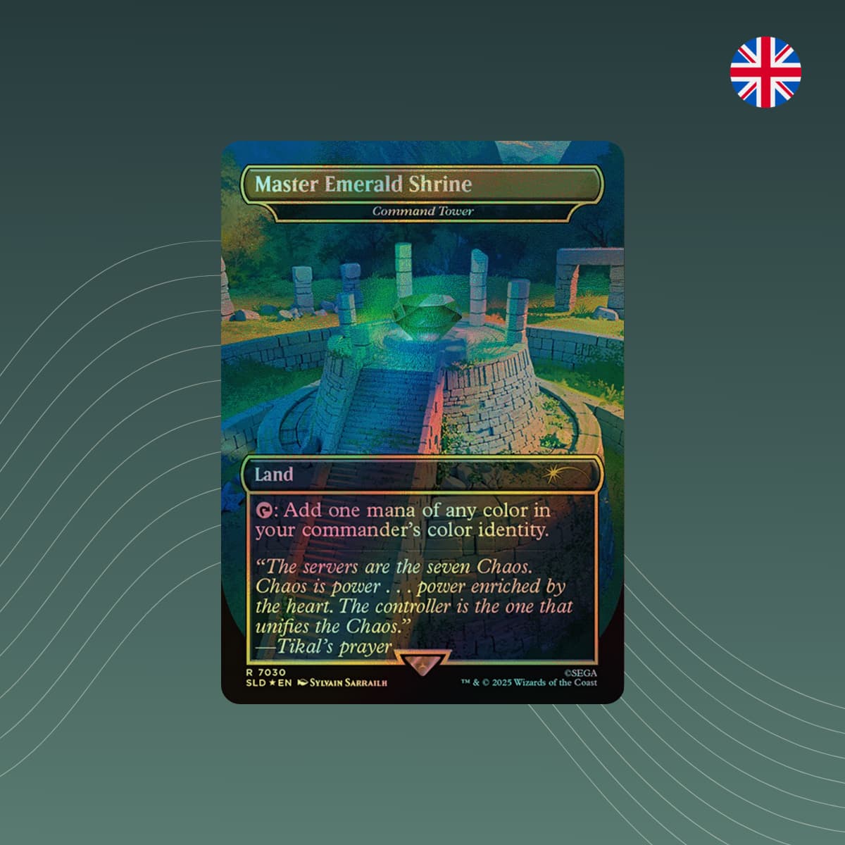 MTG - Master Emerald Shrine / Command Tower - Secret Lair x Sonic - Foil - Englisch - spectraltrading