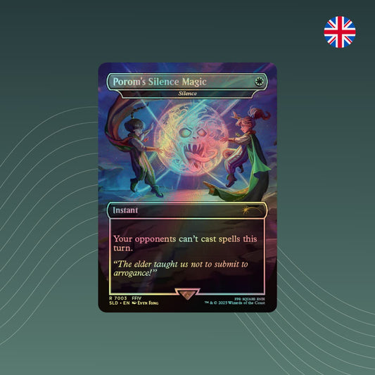 MTG - Silence / Porom's Silence Magic - Final Fantasy x Secret Lair - Showcase - Foil - Englisch - spectraltrading
