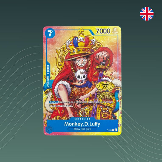 One Piece Monkey D. Luffy Promo Card P-043 Englisch Near Mint