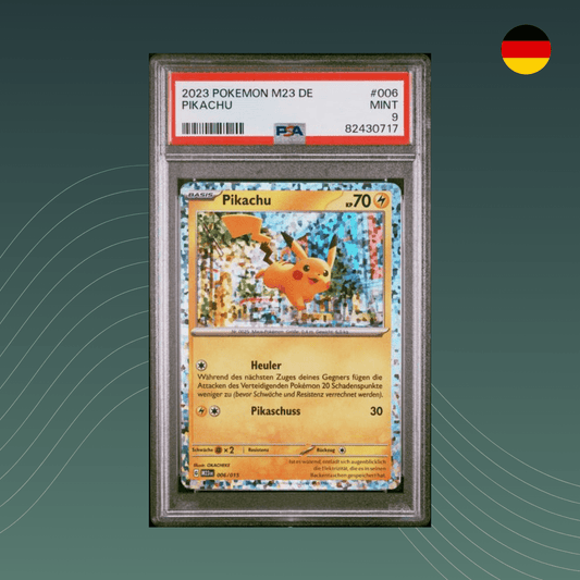 Pikachu M23 McDonald's Pokémon 2023 PSA 9 MINT Deutsch - spectraltrading