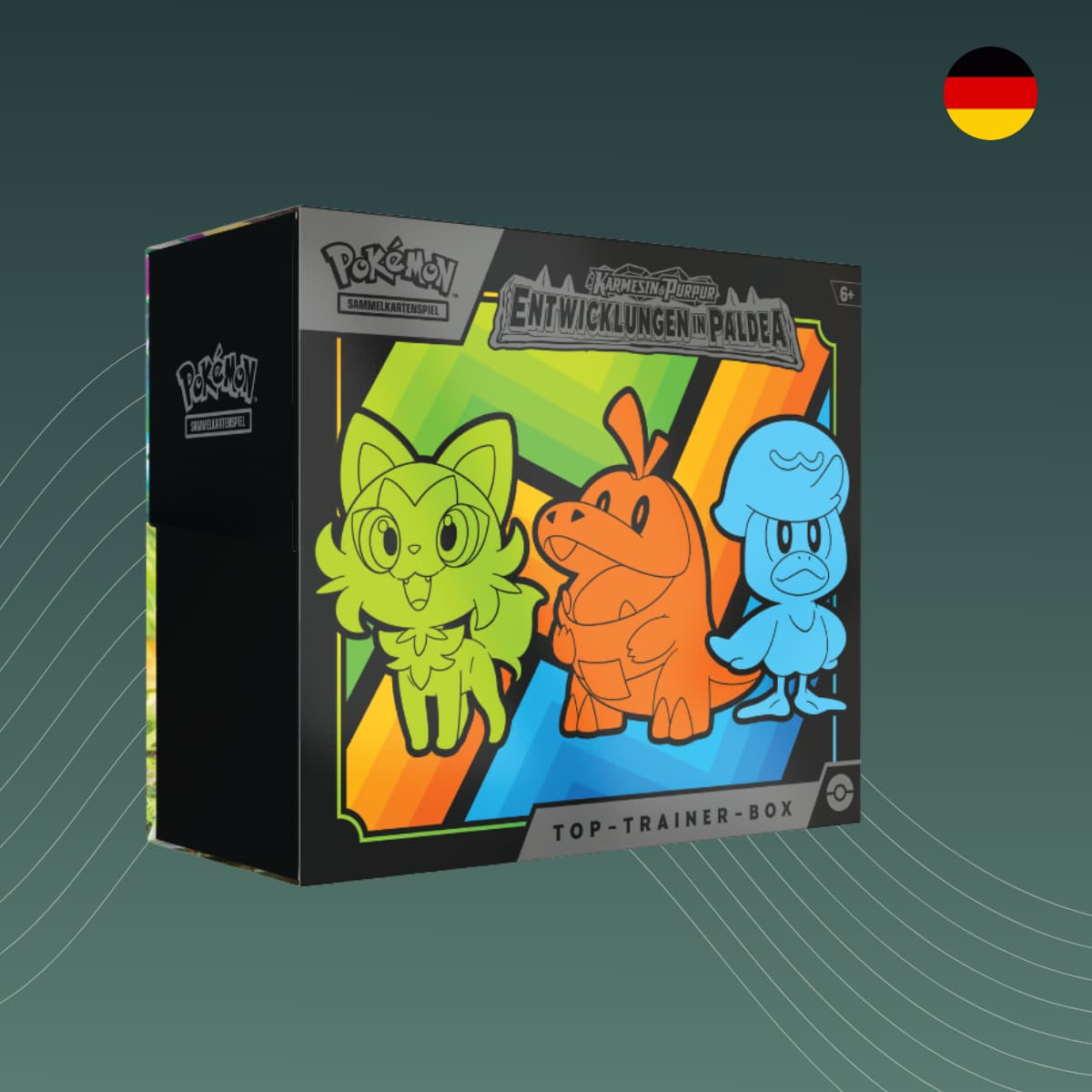 Pokémon Entwicklungen in Paldea Top Trainer Box Deutsch sealed - spectraltrading