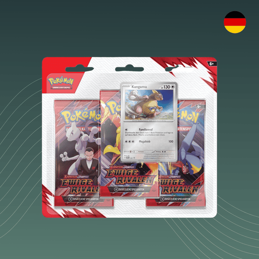 Pokémon Ewige Rivalen 3er - Pack Blister Kangama Deutsch - spectraltrading