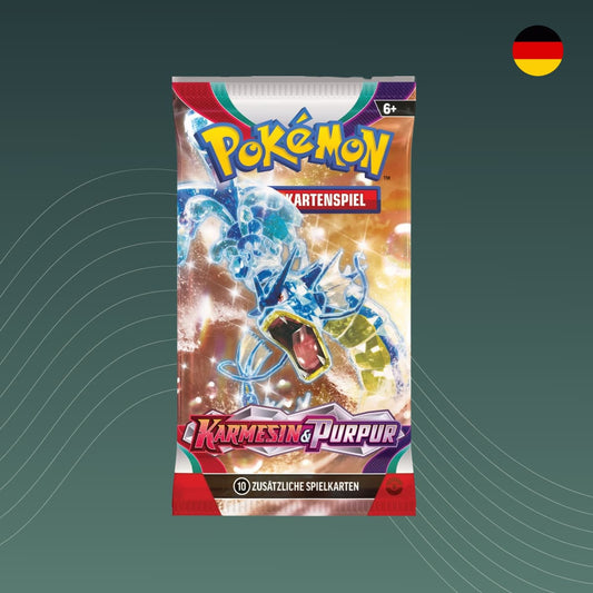 Pokémon Karmesin & Purpur Booster (Zufälliges Artwork) Deutsch - spectraltrading
