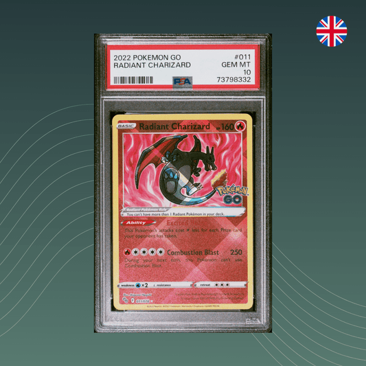 Radiant Charizard Pokémon Go 2022 PSA 10 GEM MINT Englisch - spectraltrading