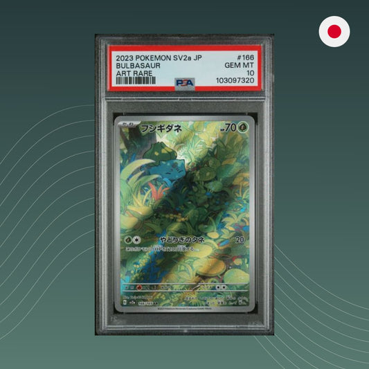 Bulbasaur sv2a Pokémon 2023 Art Rare PSA 10 GEM MINT Japanese