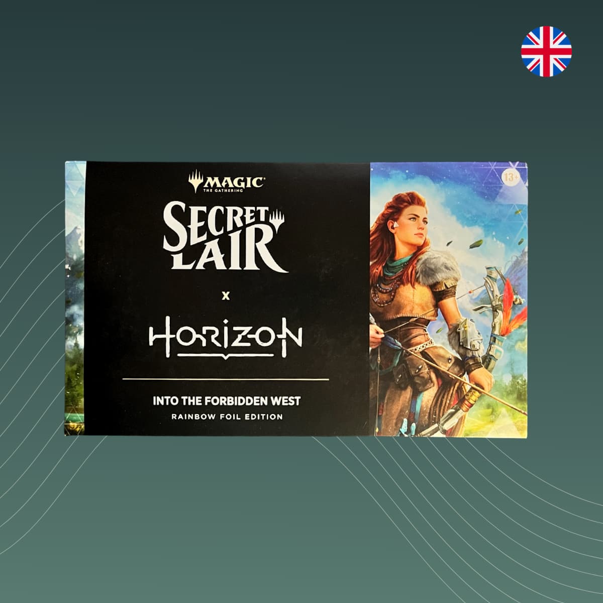 spectraltrading_Secret Lair x Playstation Horizon - Into the Forbidden West_mtg_secretlair_sealed_EN_rainbow_foil