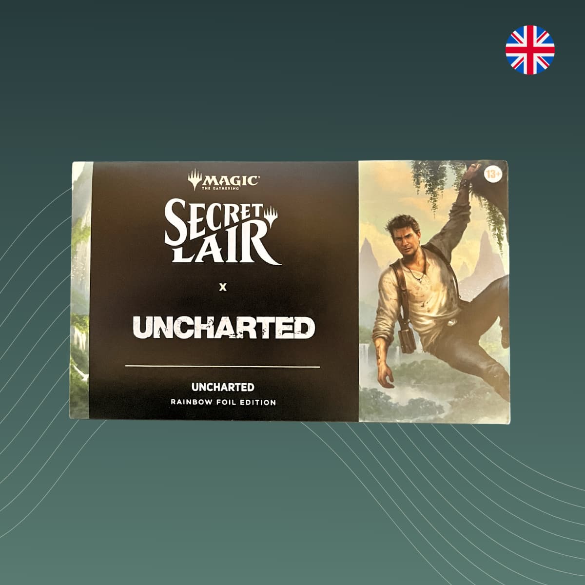 spectraltrading_Secret Lair x Playstation Uncharted-Foil_mtg_secretlair_sealed_EN_rainbow_foil