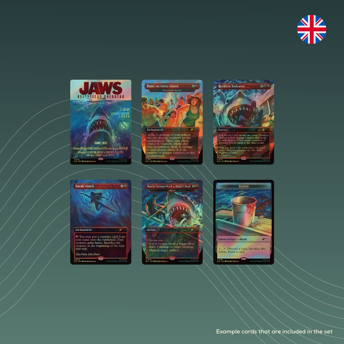 Magic: The Gathering Secret Lair Drop Series: Secret Lair X Jaws Terror Of Amity Island - Rainbow Foil Edition