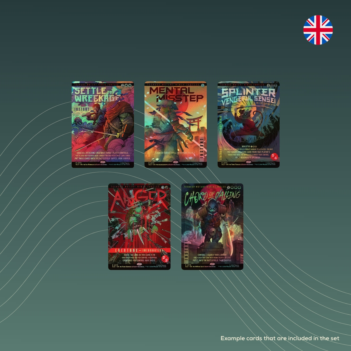 spectraltrading_Secret Lair X Turtles TMNT: The Last Ronin_mtg_secretlair_sealed_EN_Foil_example_cards